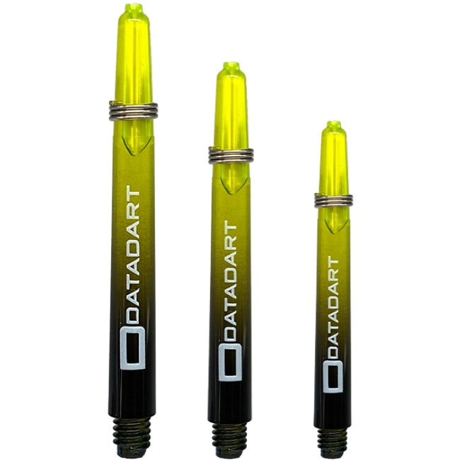 DATADART ARGON Polycarbonat-Schäfte schwarz/gelb